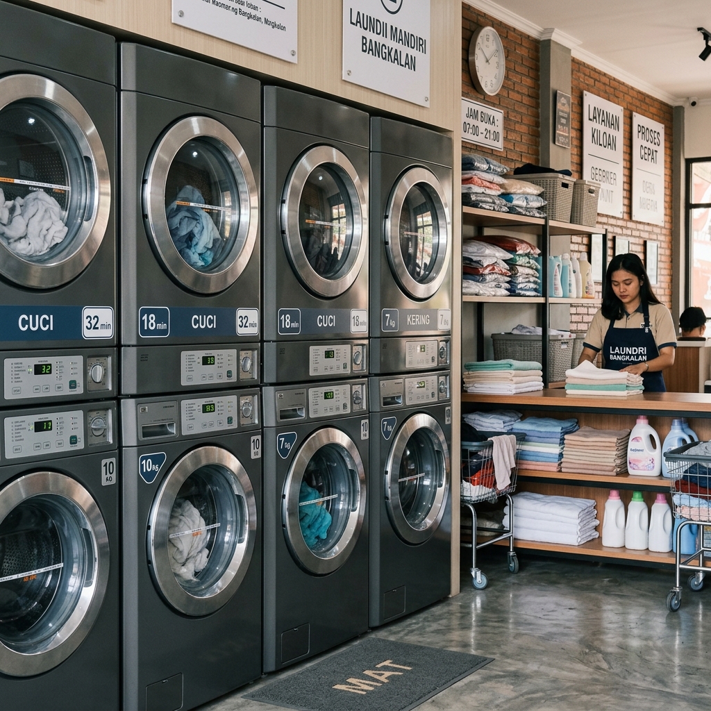 paket usaha laundry bangkalan