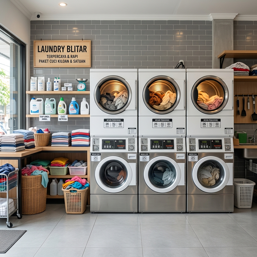 paket usaha laundry blitar