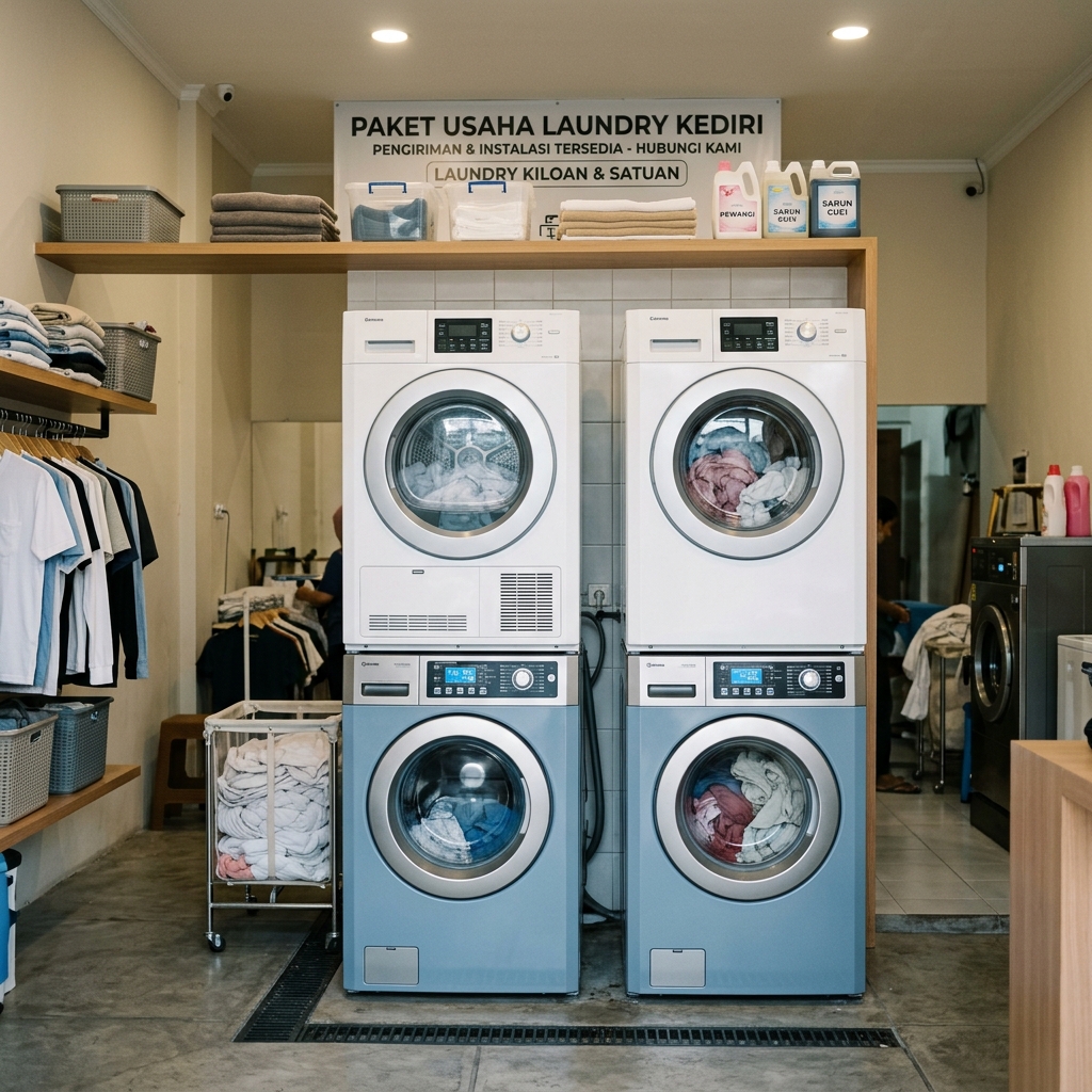 paket usaha laundry kediri