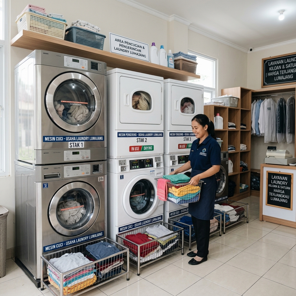 paket usaha laundry lumajang