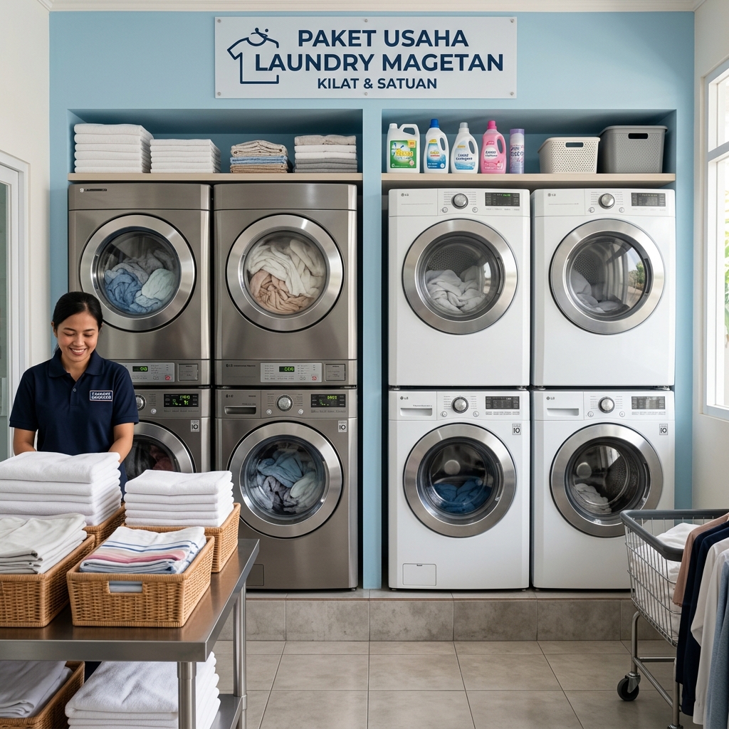 paket usaha laundry magetan