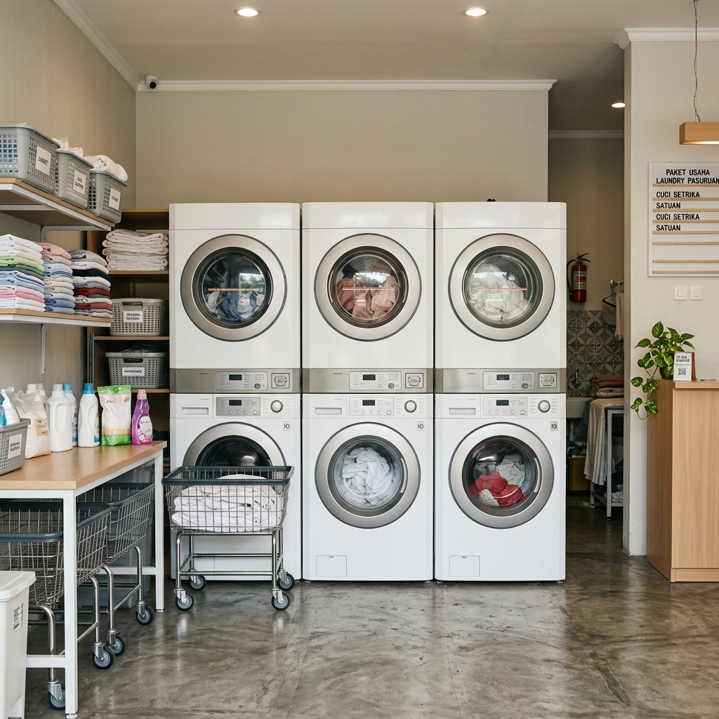 paket usaha laundry pasuruan