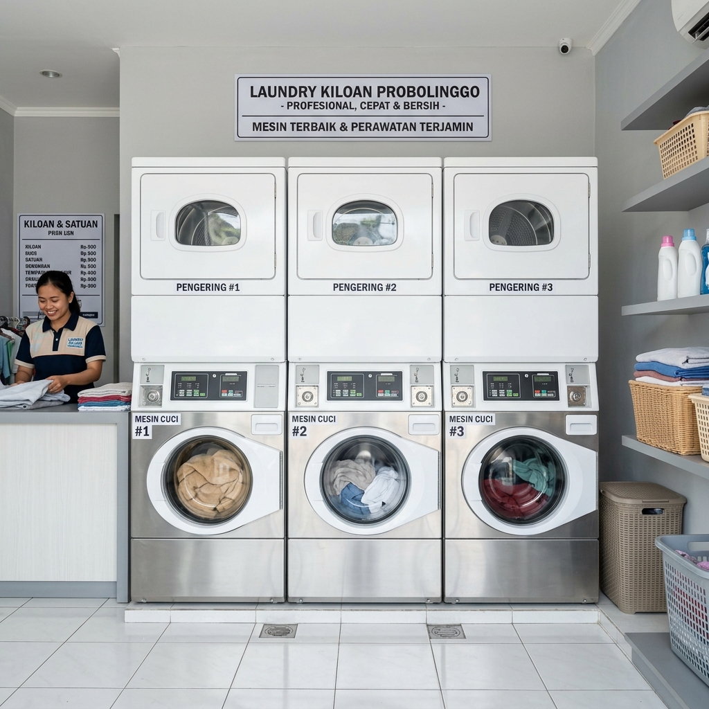 paket usaha laundry probolinggo