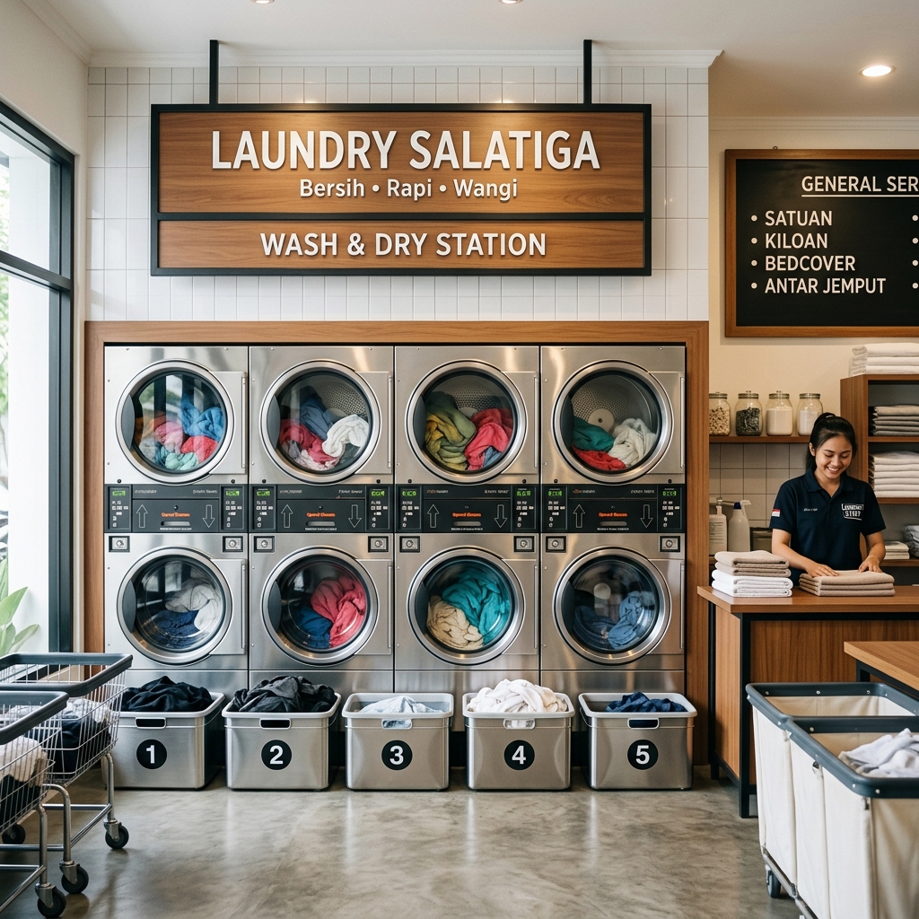 paket usaha laundry salatiga
