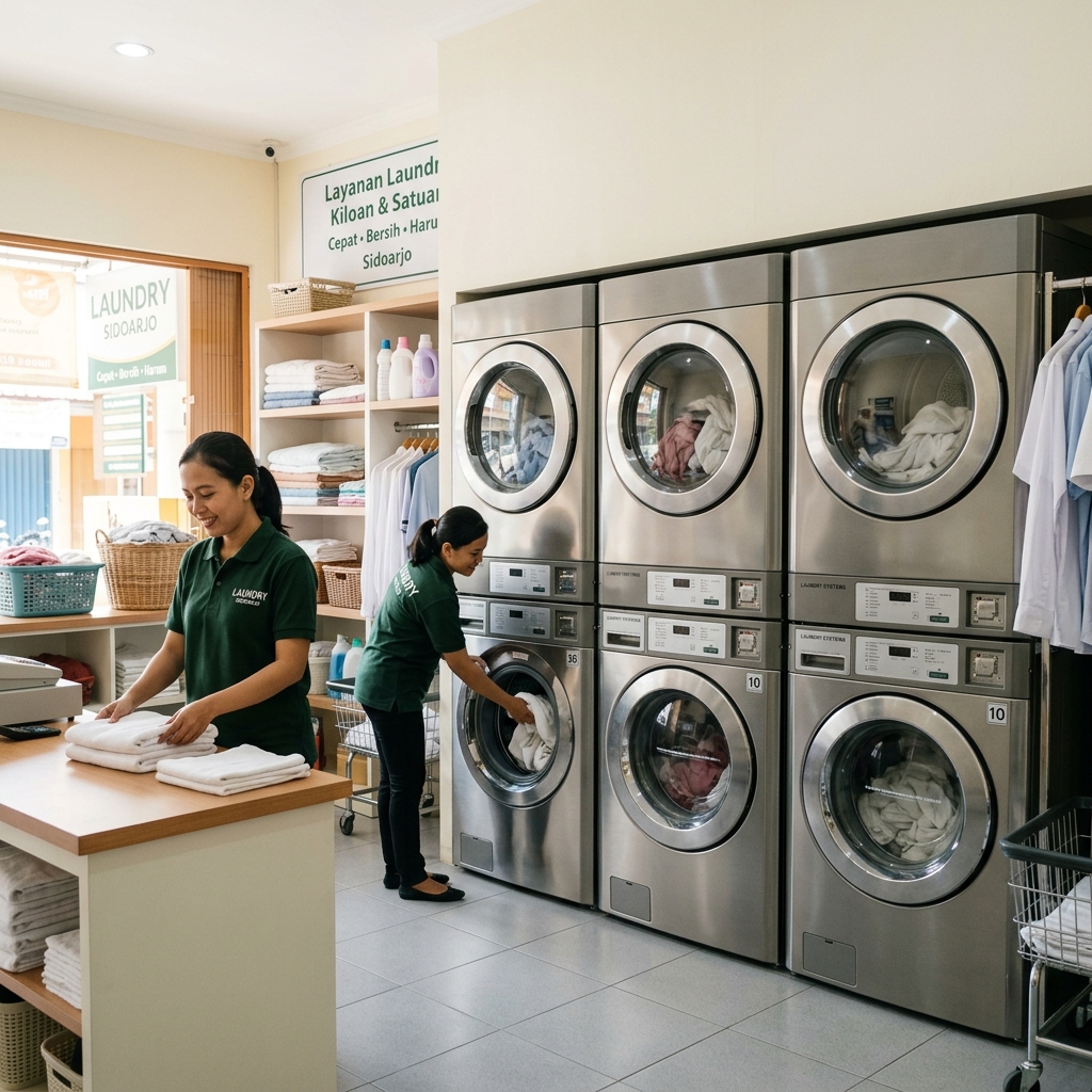 paket usaha laundry sidoarjo