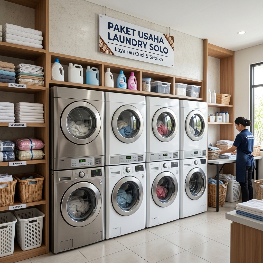 paket usaha laundry solo