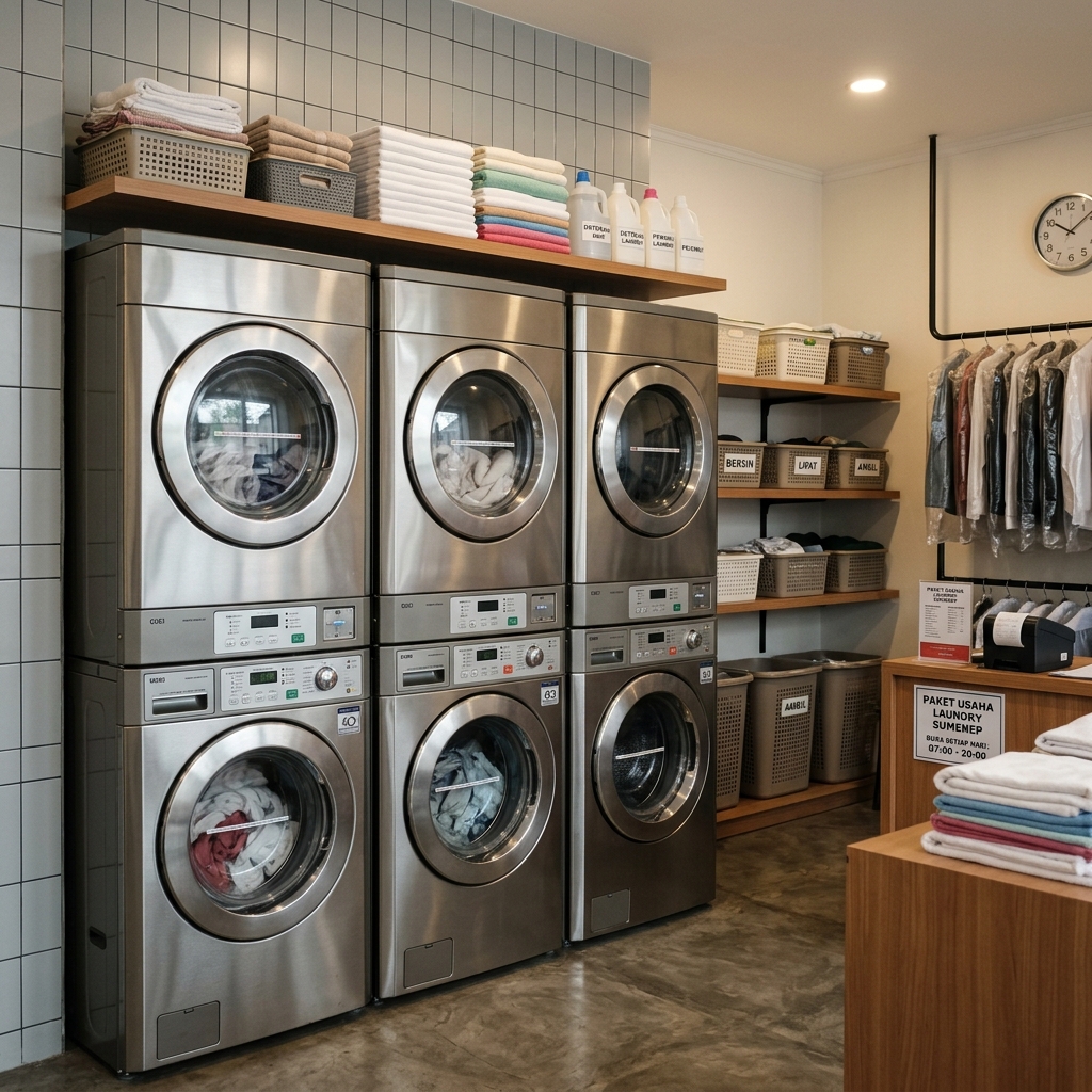 paket usaha laundry sumenep