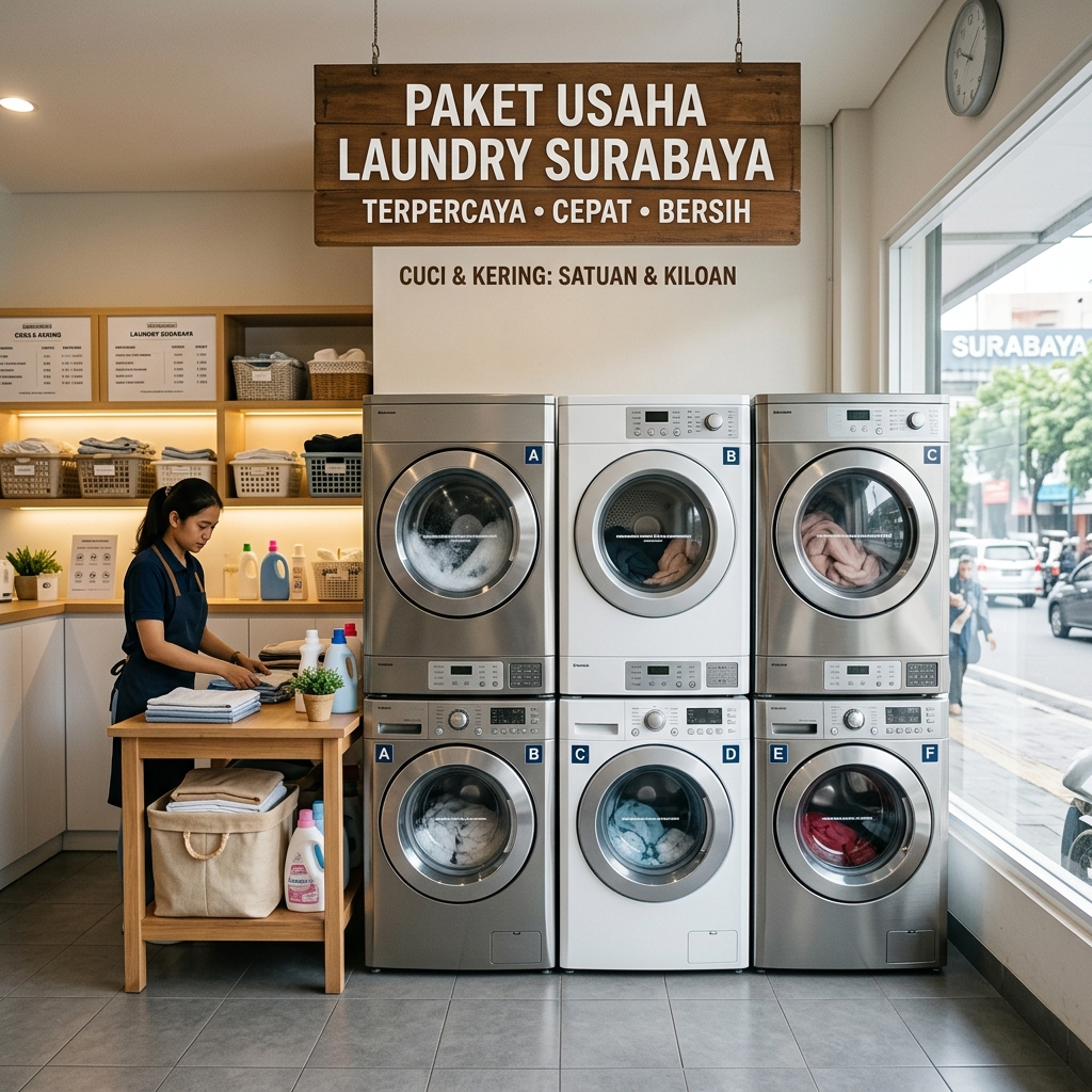 paket usaha laundry surabaya