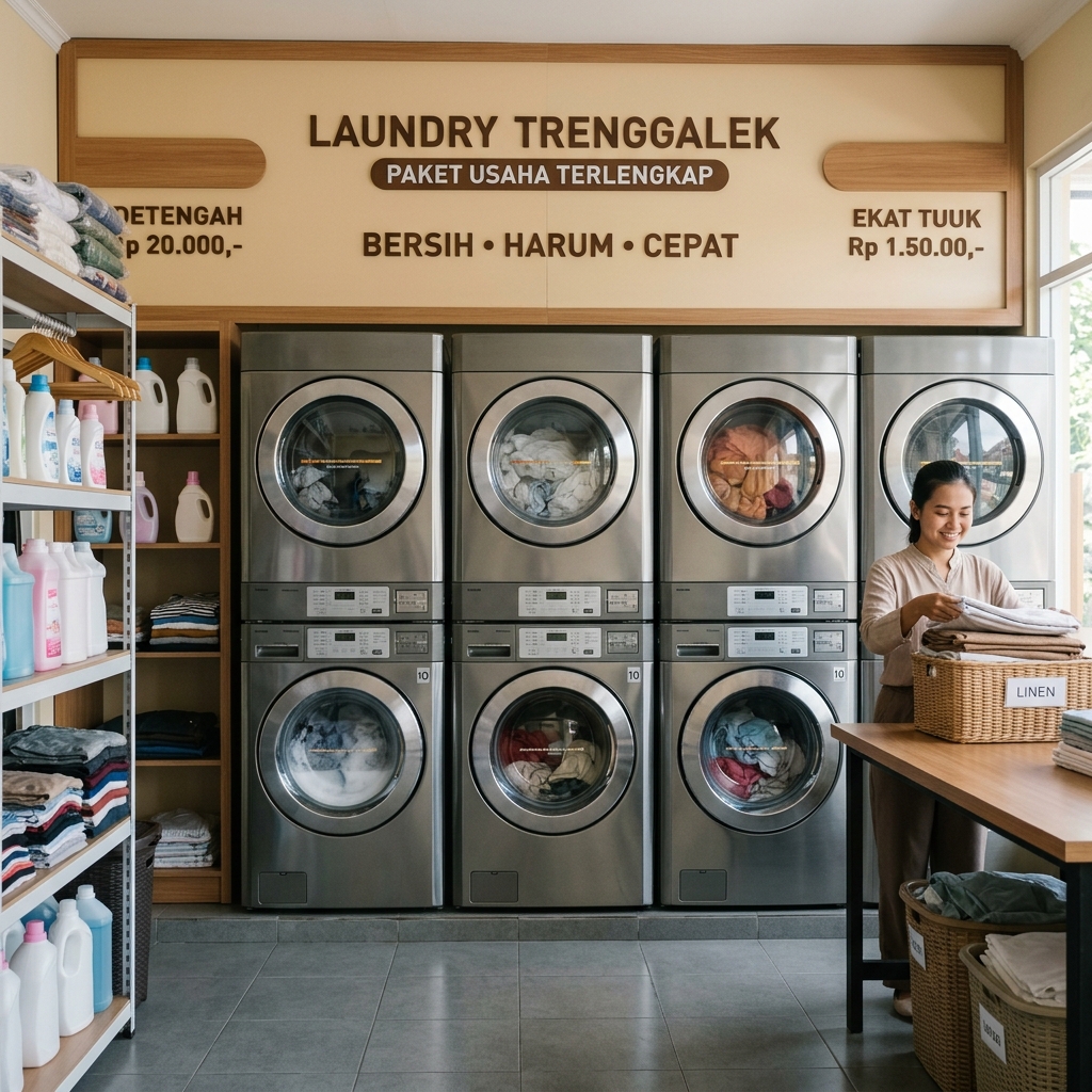 paket usaha laundry trenggalek