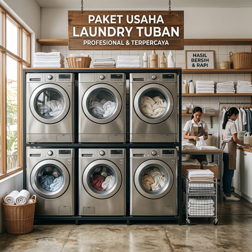 paket usaha laundry tuban