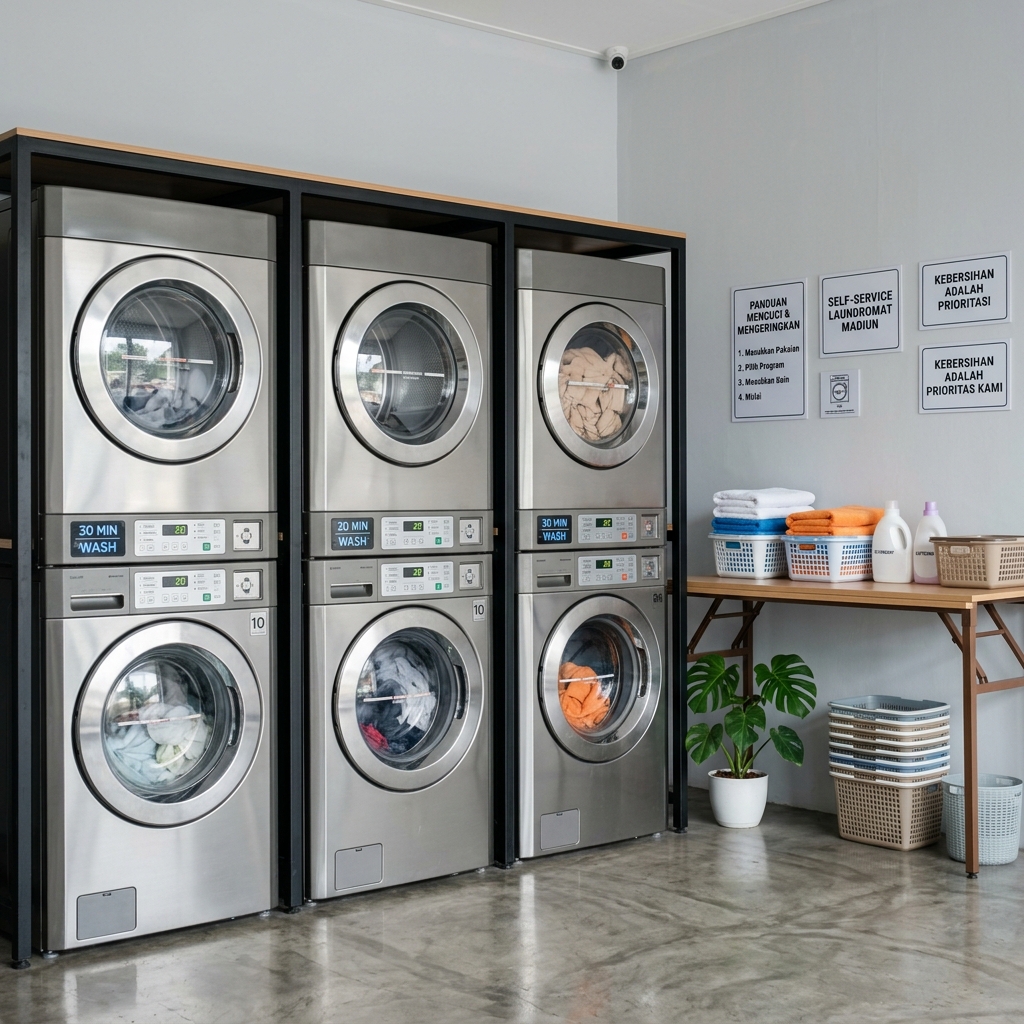 peralatan laundry madiun