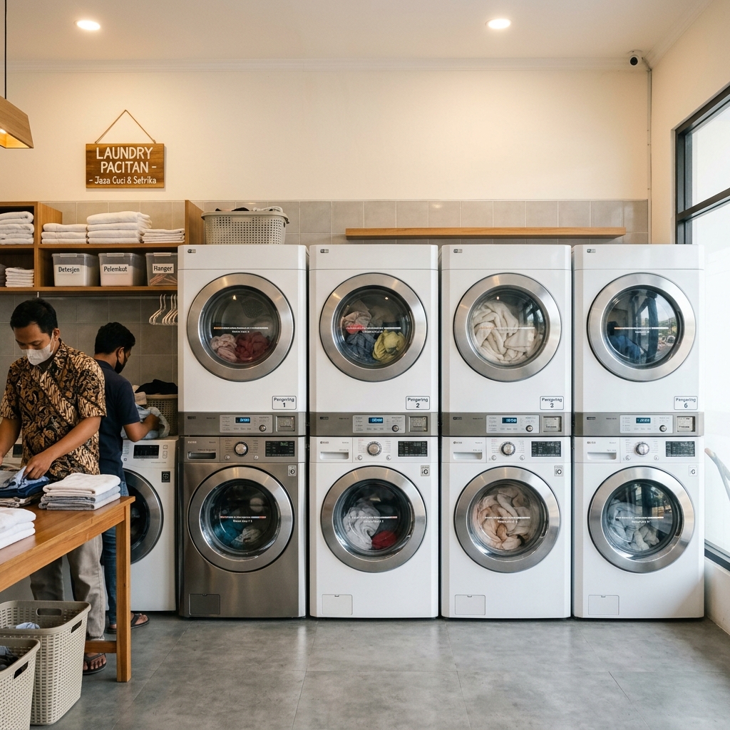 peralatan laundry pacitan
